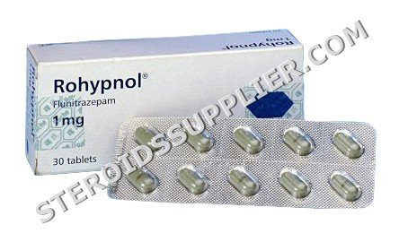 Rohypnol Flunitrazepam 1mg 30tabs, Roche