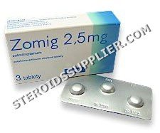 Zomigon (Zolmitriptane) 2.5mg